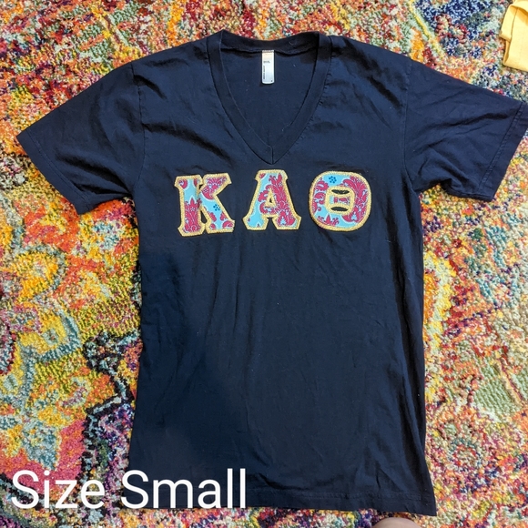 Kappa Alpha Theta Letter Shirt - Picture 1 of 1